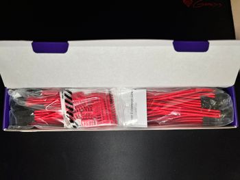 ASIAHORSE Sleeve Extension Cable Raudoni