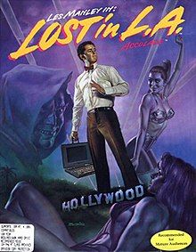Les Manley in: Lost in L.A. game cover