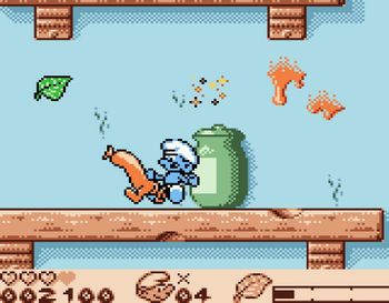 The Smurfs' Nightmare Game Boy Color for sale
