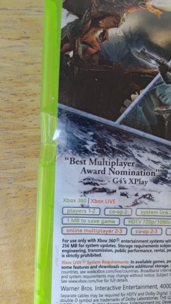 Buy Lord of the Rings: War in the North Xbox 360