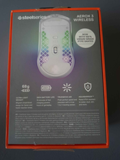 SteelSeries Aerox 3 Wireless White pelytė