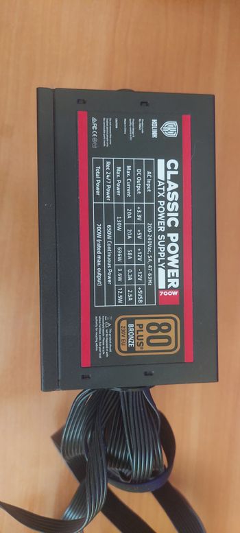 KOLINK Classic Power ATX 700 W 80+ Bronze PSU