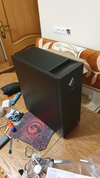 HP Omen X MicroATX Desktop Black / Red PC Case