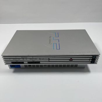 Sony PlayStation 2 PS2 Silver + Cables and a Game