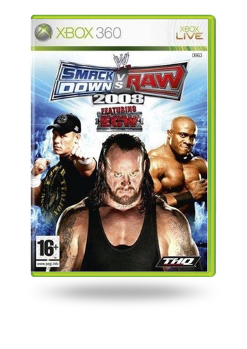 WWE SmackDown vs. Raw 2008 Xbox 360