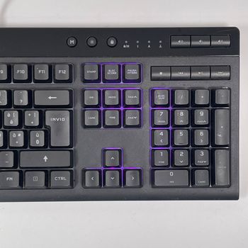 Buy CORSAIR K55 RGB PRO XT Membrane Wired Gaming Keyboard – IP42 Dust and Spill-Resi