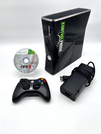 Xbox 360 S Slim 250GB Žaidimų Konsolės Juodas Rinkinys