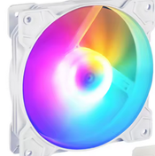 NAUJAS 120mm baltas RGB korpuso ventiliatorius