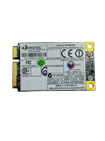 Lenovo ThinkPad R60 T60 Laptop Atheros AR5BXB6 WIFI Wireless Card 39T5578