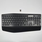 Logitech K850 Wireless Bluetooth Keyboard PC Mac Chrome Unifying Receiver Black