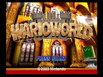 Wario World Nintendo GameCube