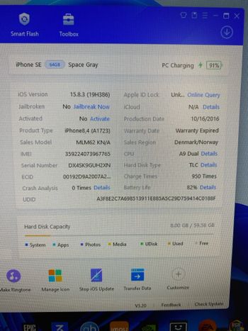 Apple iPhone SE 64GB Space Gray