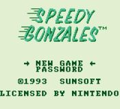 Speedy Gonzales Game Boy