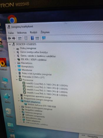 Parduodu tvarkingą I5 7400 dėžę 