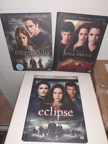 Pack pelicula dvd saga crepusculo 