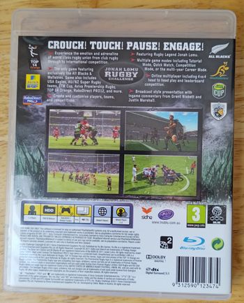 Rugby Challenge PlayStation 3