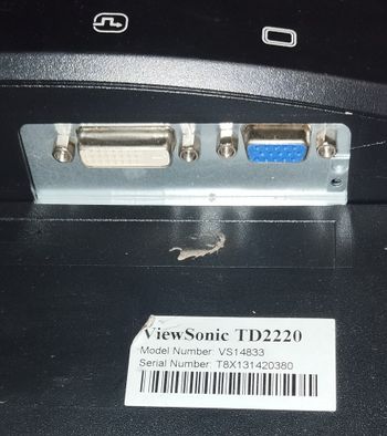 Buy Monitorius 22" ViewSonic TD2220