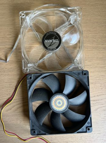 120mm Korpuso Ventiliatoriai
