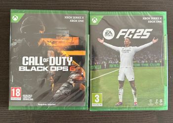 Nauji Call of duty black ops 6 ir Fc25 xbox žaidimas!