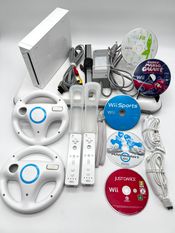 Nintendo Wii RVL-001 Žaidimų Konsolės Pilnas Baltas Rinkinys