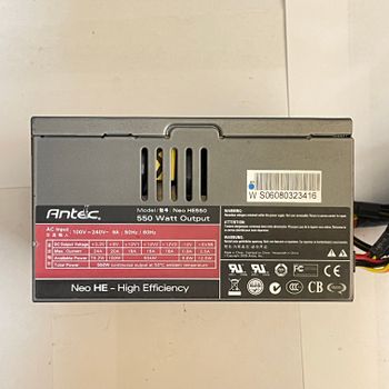ANTEC NEO HE550 550W CPU 1x8 + 1x4 PSU maitinimo blokas PC Power supply maitekas