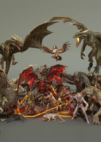 Heroic Fantasy Creatures Full Pack Volume 1 Unity Key GLOBAL