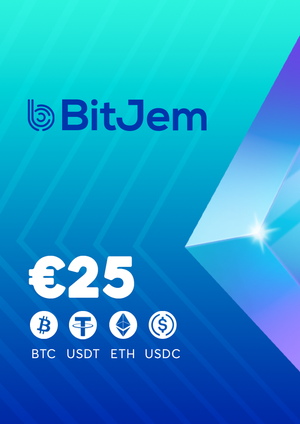 BitJem Crypto Gift Card 25 EUR Key GLOBAL