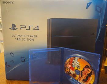 Ps4 1tb cuh-1216b v12.02 (atrišama) + gta 5