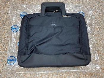 DELL 14" nešiojamo kompiuterio nailoninis juodas krepšys su rankena