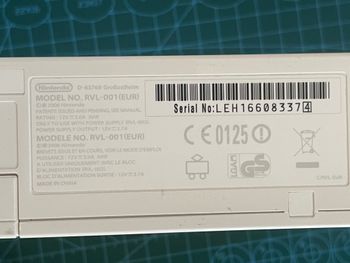 Nintendo Wii, Baltas, įrašyta 13 žaidimų