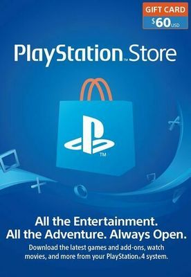 PlayStation Network Card 60 USD PSN LEBANON