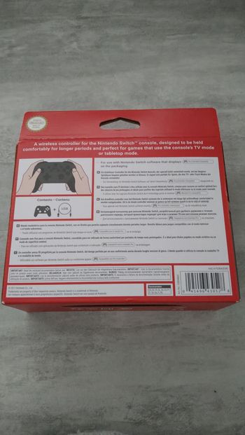 Manette Pro Switch Sans fil + fil de recharge for sale