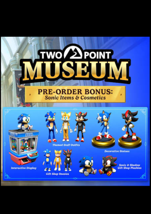 Two Point Museum - Sonic Items & Skins Pack (DLC) (Nintendo Switch) eShop Key JAPAN