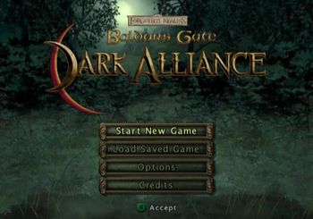 Baldur's Gate: Dark Alliance Nintendo GameCube