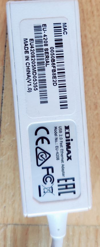 Adapteris USB 2.0 Į RJ45 LAN