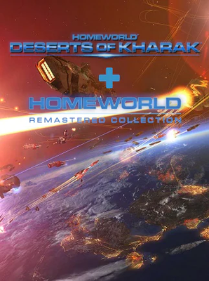Homeworld Remastered Collection and Deserts of Kharak Bundle game cover