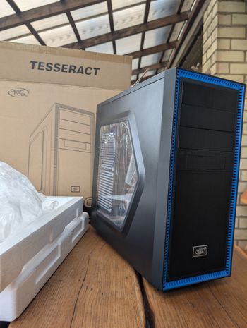 Deepcool TESSERACT BF ATX Mid Tower Black / Blue PC Case