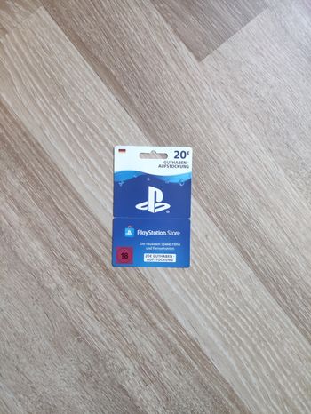 Playstation store gift card 20 euru