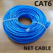 LAN tinklo kabelis – 50 metrų, 6 kategorija (Cat 6) Ilgis: 50 metrų