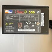 ACBEL IPOWER 85 PCA013 550W 80 Plus Bronze Black cables GPU 4x8 CPU 1x8 PSU maitinimo blokas PC Power supply maitekas maitblokis Gaming