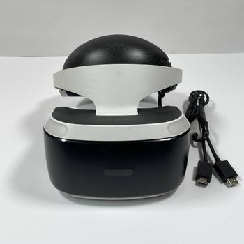 Sony PlayStation VR PSVR PS4 White Virtual Reality Headset + Cables