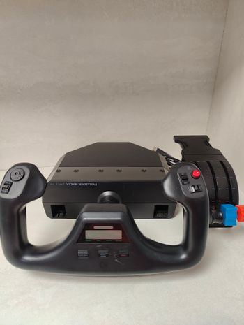 Logitech Flight Yoke system. Aviacijos vairas PC
