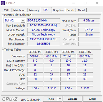 Get Crucial 4 GB (1 x 4 GB) DDR3-1600 Black / Green PC RAM