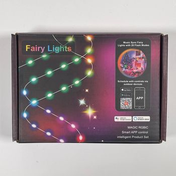Sound Activated Music String Lights LEDs 12 Modes Waterproof AA Battery