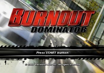 Burnout Dominator PlayStation 2