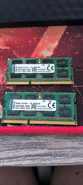 16GB (2X8GB) Kingston KTA-M81600L/8G 