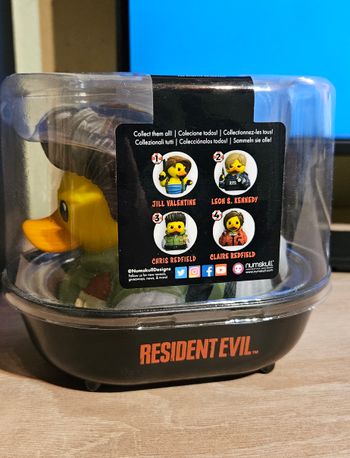 Resident evil Chris duck toy