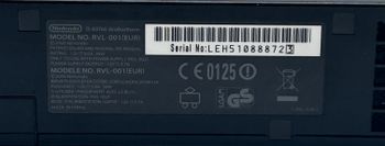 Nintendo Wii RVL-001 REGION FREE Žaidimų Konsolės Pilnas Juodas Rinkinys