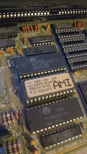 Unicorn SCAMP-SX 386 AIO Retro motinine plokste