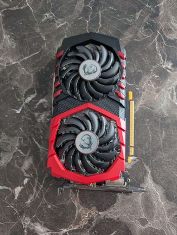 MSI GeForce GTX 1050 Ti 4 GB 1290-1493 Mhz PCIe x16 GPU